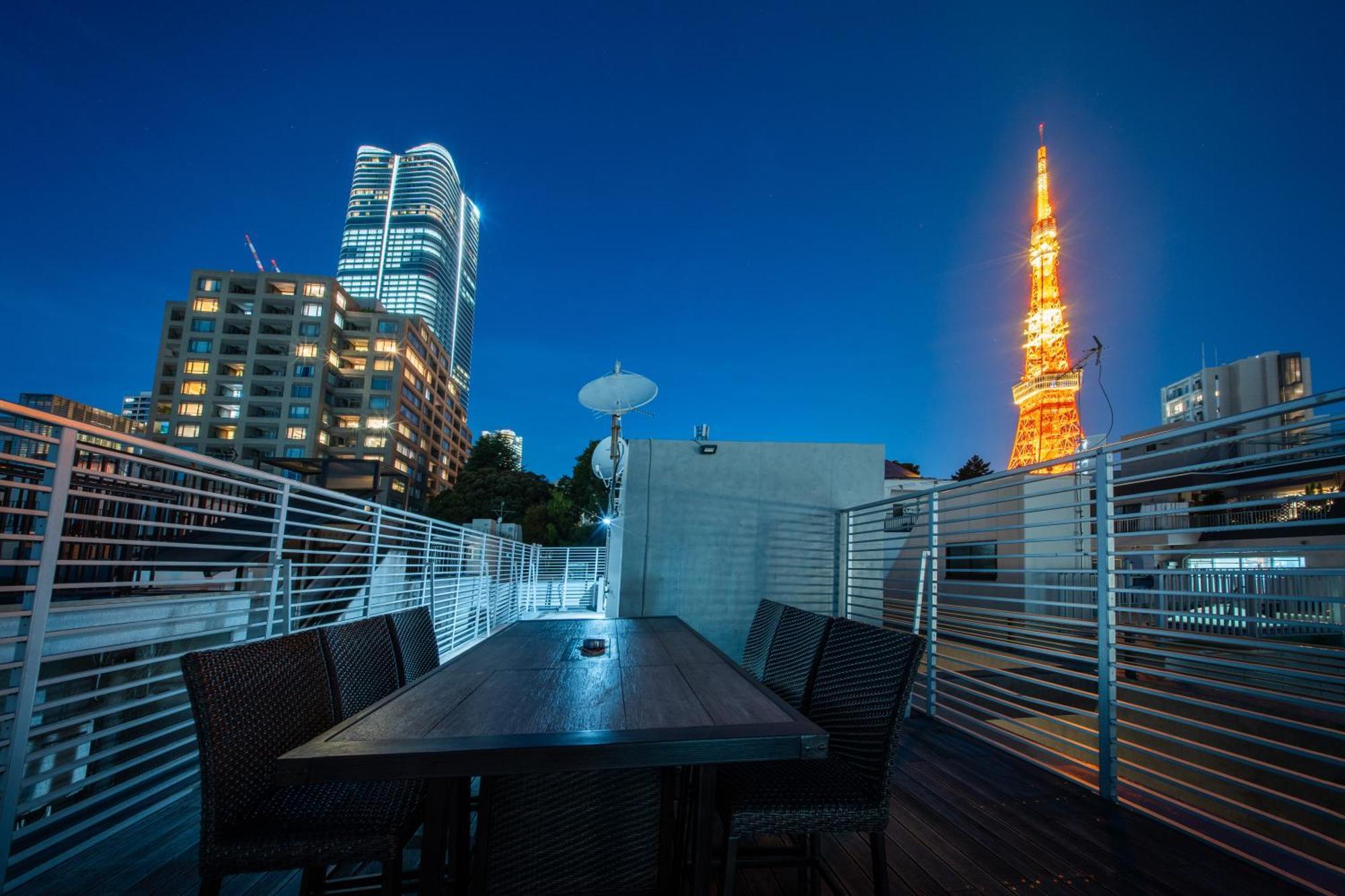 Azabu Modern House The Tokyo Tower Can Be Seen From The Villa 500M2 Eksteriør bilde
