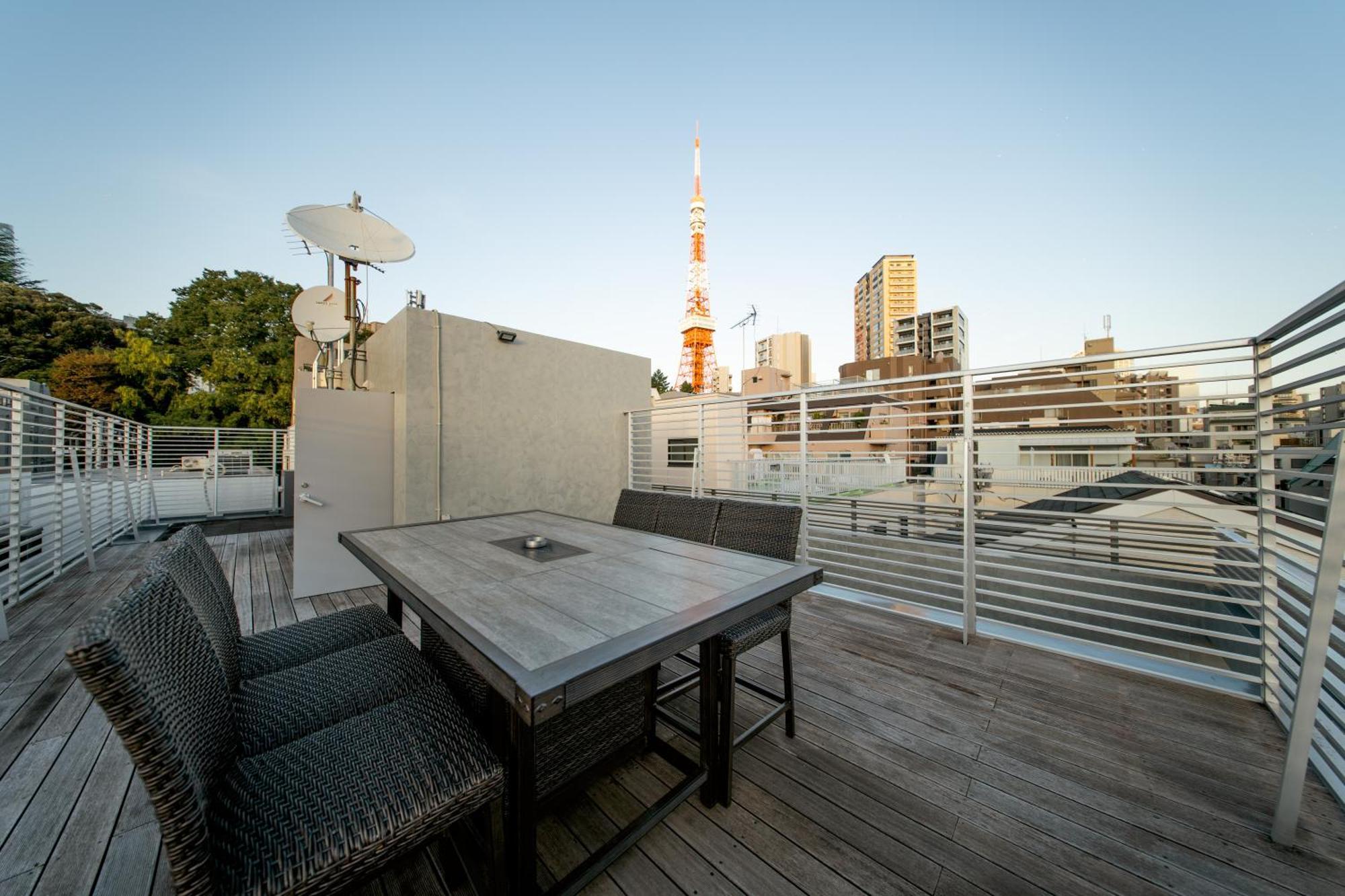 Azabu Modern House The Tokyo Tower Can Be Seen From The Villa 500M2 Eksteriør bilde